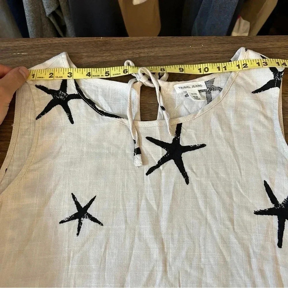 Tribal jeans peplum top NWT XS - Picture 7 of 10